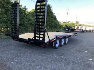 Miska 10 Ton Deckover Equipment Float Trailers - Made in Canada Starting at just $12,995.00 - Financ...