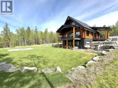 Welcome to the Cariboo dream where rustic charm meets effortless luxury on 10 beautifully landscaped...