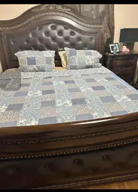 King Size Bed Set & Mattress for SALE at less than HALF PRICE