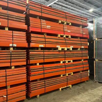 USED Teardrop Beams 12' x 6" for Pallet Racking warehouse rack, View more
