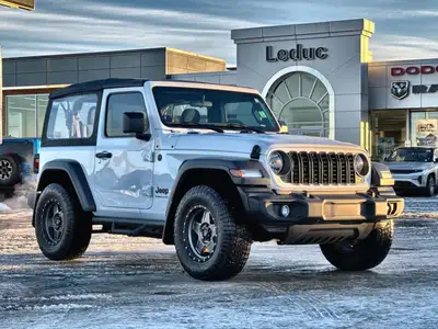 This 2025 Jeep Wrangler Sport 2 Door 4x4 has the 3.6L Pentastar Vvt V6 W/Ess engine with a 6-Speed M...