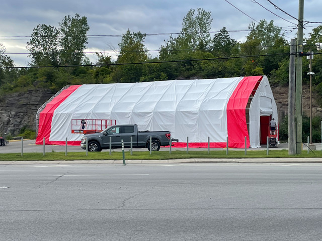 ABRI 40'X80X23 /Toile 610g PVC à 30500$+taxes dans Autres équipements commerciaux et industriels  à Laval/Rive Nord