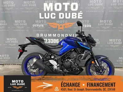 2024 Yamaha MT-03 ABS Yamaha MT-03 ABS 2024 63 KM FREINS ABS MOTO IMMATRICULÉE RÉGULIÈRE À LA SAAQ N...