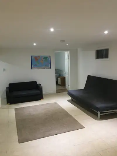 One bright spacious one-bedroom basement appartement for rent is a recently renovated big bedroom pl...