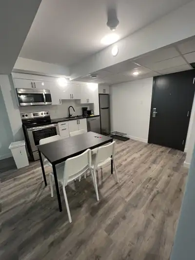 All-inclusive fully furnished one room within two-bedroom apartment in a recently built apartment bu...