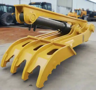 Hydraulic Excavator Thumb Grapple Heavy-Duty Weld-On Attachment for 1035 Ton Machines Upgrade your e...