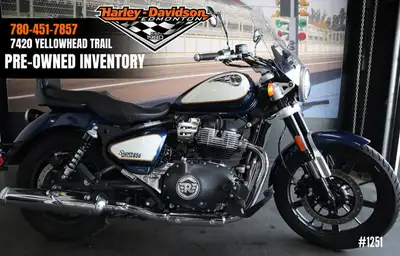 Includes: Mini Passenger Backrest, Forward Controls, and Windshield. 2024 Royal Enfield Super Meteor...