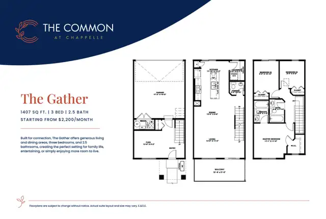 The Common at Chappelle - 3 Bedroom Townhome House for Rent in Long Term Rentals in Edmonton - Image 6