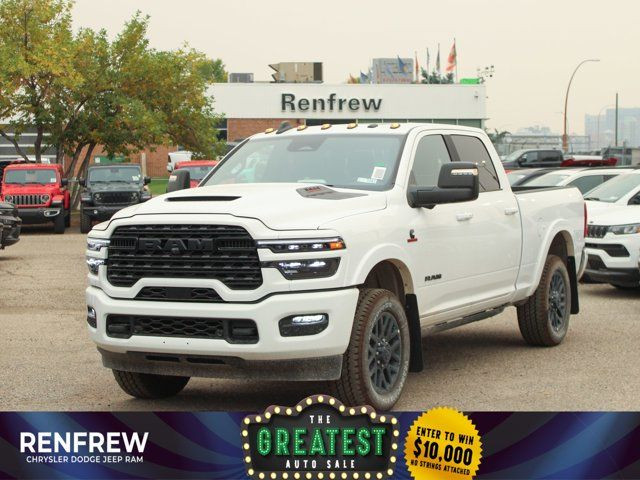 2025 Ram 3500 Limited Night Crew Cab 4x4, Sunroof, Pwr Boards in Cars & Trucks in Calgary