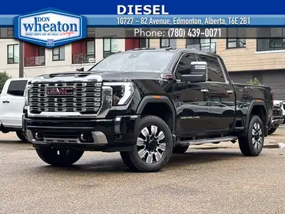 This GMC Sierra 2500 Denali 4WD Crew boasts a Turbocharged Diesel V8 6.6L/ engine powering this Unkn...