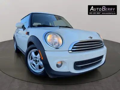 2011 MINI Cooper White On Black Leather Interior • 1.6L • Front Wheel Drive • Auto • Push Start Engi...