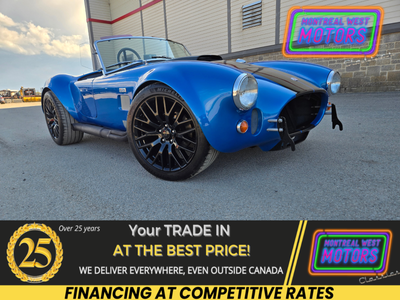 COBRA Kit Car Canadian Built from reputable Johnex Motorsports. High perfomance 289ci Ford with 5 sp...