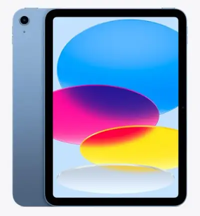 Apple iPad ( A16 ) , 128gb , Wifi , Blue Up for Auction ONLINE this Saturday, April 4th, at Graham A...