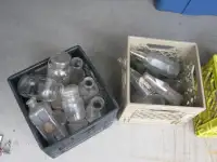 Boxes of Old Bottles