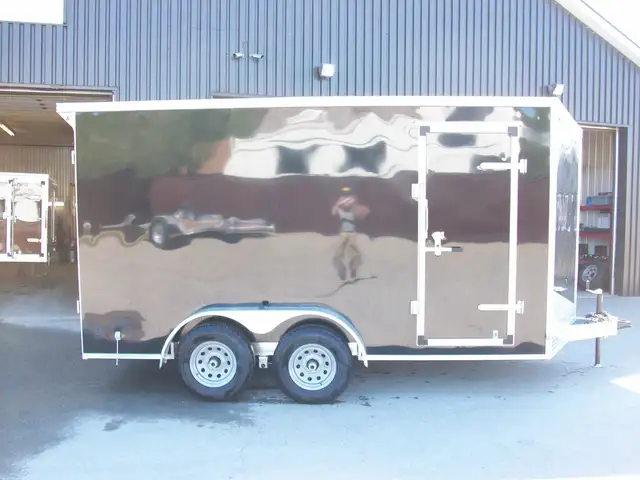 2026 Weberlane galvanisé 7' x 14' v-nose 2 essieux 5200lb. CONTR in Cargo & Utility Trailers in Laval / North Shore - Image 4
