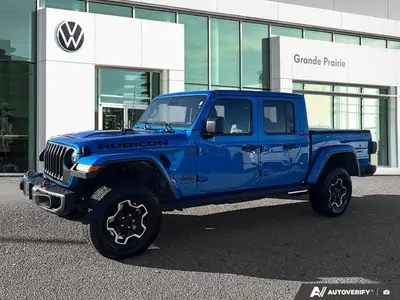 Unleash true adventure with this formidable 2021 Jeep Gladiator Rubicon. Powering this Hydro Blue Pe...