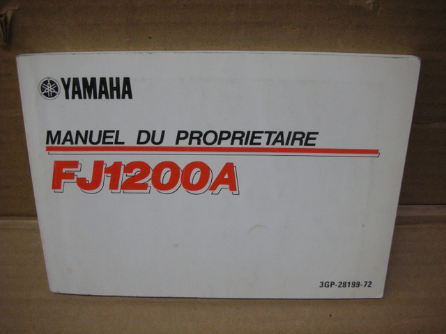 NOS 1990 Yamaha FJ 1200 Owners Manual in Other in Stratford - Image 2