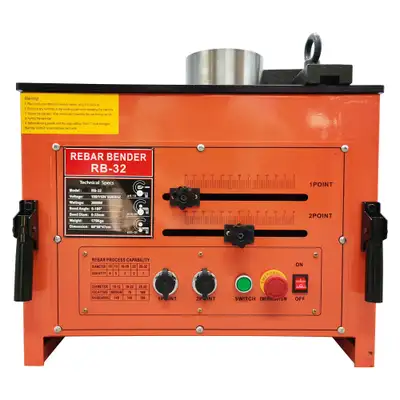 *1-1/4"Steel Rod Bending Machine Electric Rebar Bender 056263, View more