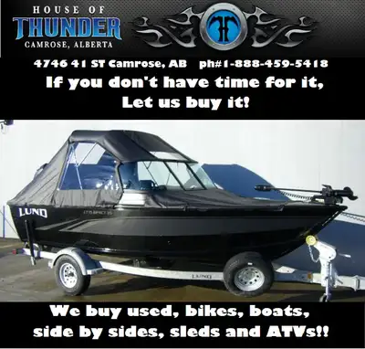 Looking to sell your boat? We're looking to expand our used boat inventory. Call Broker's Marine & S...