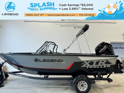 Check out our 2023 18 XTR Troller powered by a Mercury 115 EXLPT 4S. This is a Specials List model w...