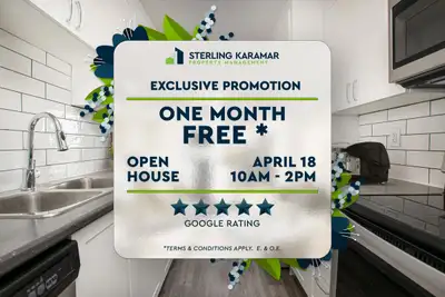 Limited Time Offer | Enjoy One Month FREE on a 13-Month Lease!* OPEN HOUSE | April 18 from 10:00 am...