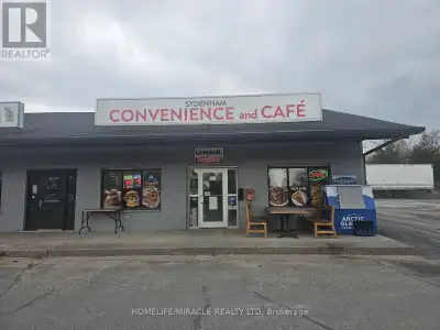 Sydenham Convenience and Cafe in Sydenham, ON is For Sale. Located at the busy intersection of Rutle...