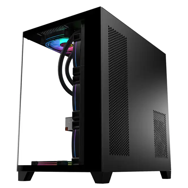 Sea View Promax Black ATX RGB Gaming PC Case – SV-PMX-BLK in Other in Edmonton - Image 3