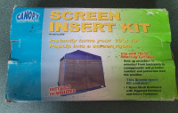 Canopy insert screen kit