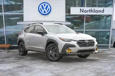 2024 Subaru Crosstrek Onyx Ice Silver Metallic H4 Lineartronic CVT AWD Heated front seats, Heated st...
