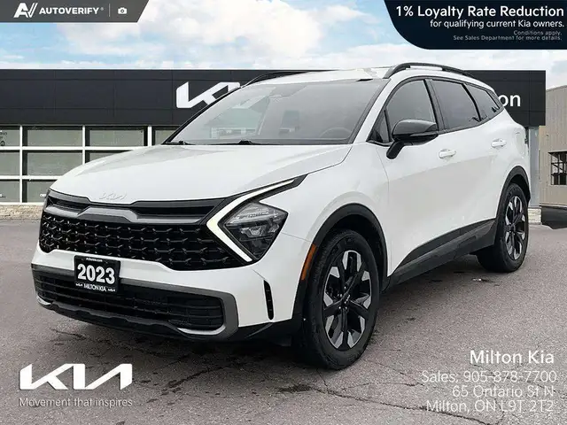 2023 Kia Sportage X-Line AWD | Leather | Wireless Charger