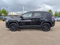 The 2026 Jeep Compass North in Diamond Black Crystal Pearl with a Black interior combines bold style... (image 2)