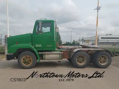 1990 Freightliner FLC112 Day Cab -CAT 3306 -8 speed manual -423470 miles -4183 hous -Tandem axle -Ai...