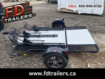 Model: Motorcycle Trailer (rear Folds up so you can stand the trailer on end for Easy Storage) Wheel...