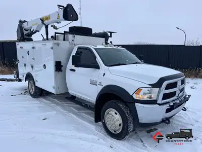 Countryside Fleet 2018 Dodge 5500 Regular Cab 4x4 Service Truck + 6.7L Cummins Diesel + 4x4 W/ AutoM...
