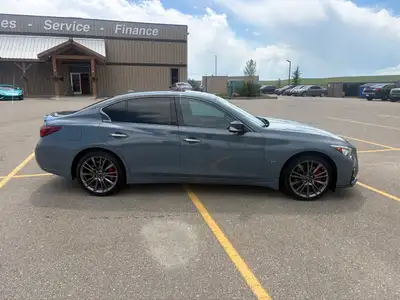 2024 Infiniti Q50 Red Sport “I-LINE” AWD 42.860KM,NO ACCIDENT Engine :3.0L Twin turbo Automatic Stoc...