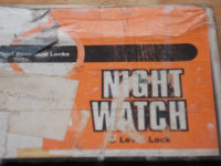 LOCK SET NIGHT WATCH SPECIAL SECURE UNIT