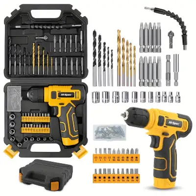 Electric Repair Tool Kit with 8V Cordless Driver, View more