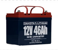Dakota Lithium 12V 46AH  deep cycle Battery In Stock