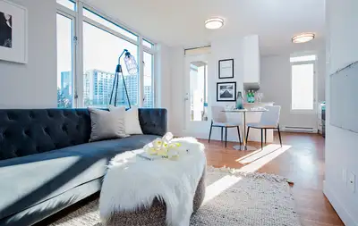 Fully renovated and stylish 2 bedroom suites on Nelson and Burrard, adjacent to the Central Business...