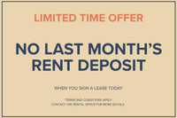 $500 Move-in Bonus No Last Month's Rent Deposit Free Parking or Locker Promo Visit our Website: http... (image 2)
