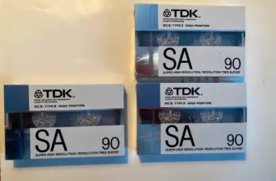 Cassettes audio TDK neuves, View more