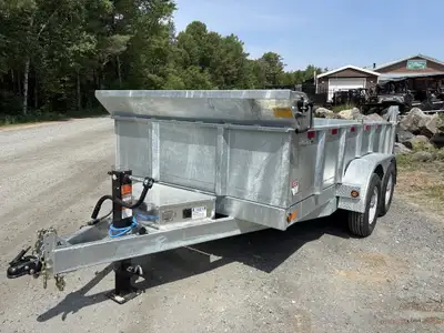 2026 Canada Trailers Tandem Axle Dump DT6.512-10K 10,800LB GVWR, 2 5200LB Axles with Easy Lube Spind...