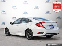 New Price! Odometer is 15626 kilometers below market average! Platinum White Pearl 2020 Honda Civic... (image 2)