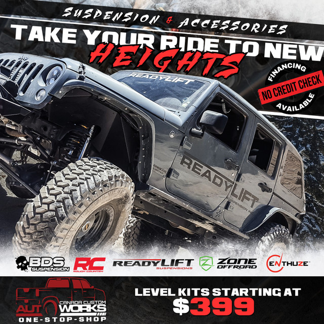 Finance Your Lift-BDS/Rough Country & MORE! Level Kits from $399 in Other Parts & Accessories in Kelowna - Image 4