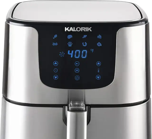 Kalorik Pro Digital Air Fryer 3.3 Qt, Stain Steel $49.99 No Tax!62863733191809121