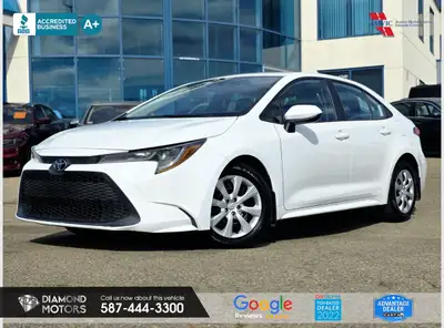 Just Arrived 2021 Toyota Corolla LE White has 167,293 KM on it. 1.8L 4 Cylinder Engine engine, Front...