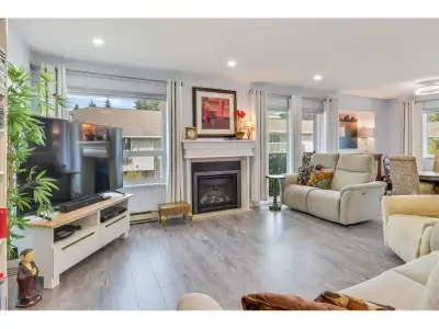 Top-floor living in this beautifully renovated 2 bed, 2 bath townhome with low strata fees. Located...