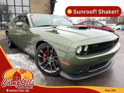 Scat Pack 392 Shaker! 6.4ltr HEMI V8 6-Speed Standard! Low Kms! Sunroof! Dual Zone AC! Push Button S...