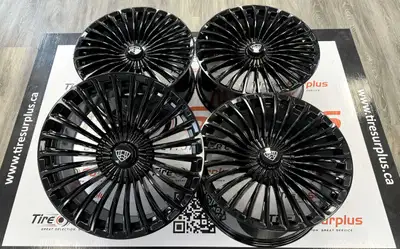 Replica M26 Maybach Style Staggered Wheels Fits Mercedes Cars Wheel Size: 20x8.5J Front Wheel Size:...