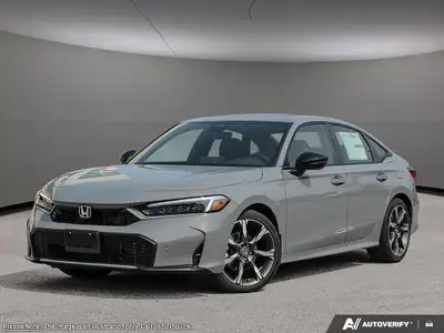 Introducing the 2026 Honda Civic Hybrid, a brand-new sedan available in an elegant gray exterior wit...